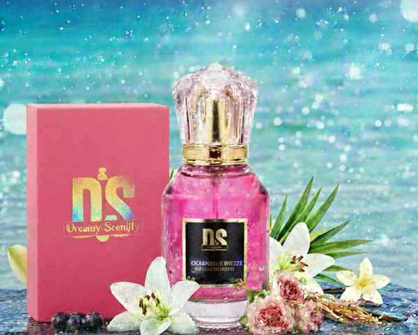 Ocean Blue Breeze – Inspired By Cool Water Women | Fresh Aquatic Floral Perfume for Women