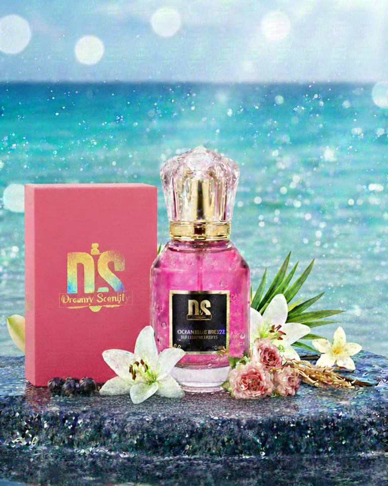 Ocean Blue Breeze – Inspired By Cool Water Women | Fresh Aquatic Floral Perfume for Women
