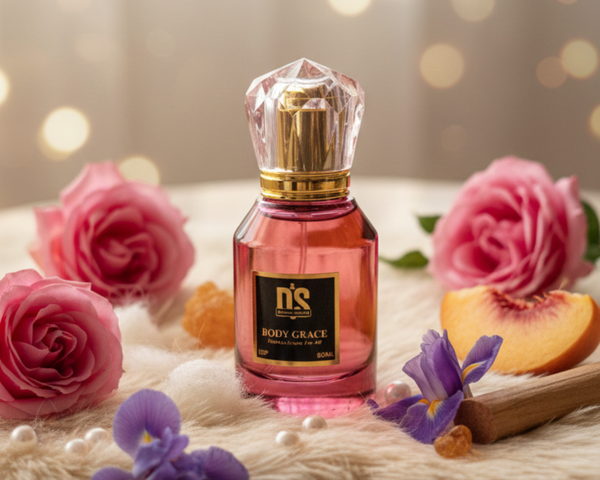 Body Grace Inspired By Burberry Body – Luxury Unisex Perfume, Peach & Vanilla Scent