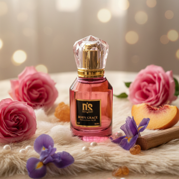 Body Grace Inspired By Burberry Body – Luxury Unisex Perfume, Peach & Vanilla Scent