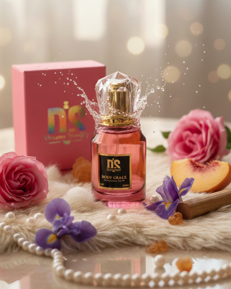 Body Grace Inspired By Burberry Body – Luxury Unisex Perfume, Peach & Vanilla Scent