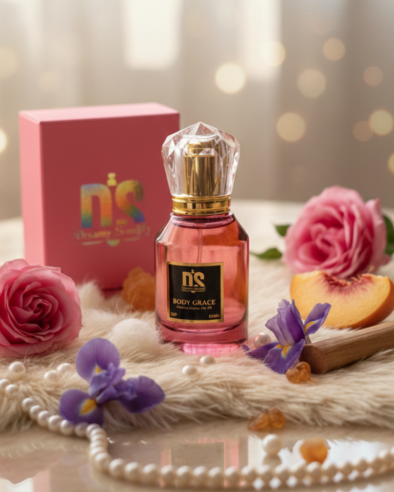 Body Grace Inspired By Burberry Body – Luxury Unisex Perfume, Peach & Vanilla Scent