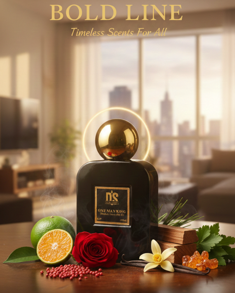Bold Line Inspired By Front Line J. – Luxury Unisex Perfume, Mandarin & Vanilla Scent