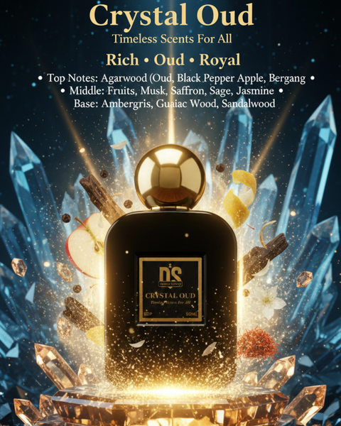 Crystal Oud Inspired By White Oud – Luxury Perfume, Citrus & Woody Scent
