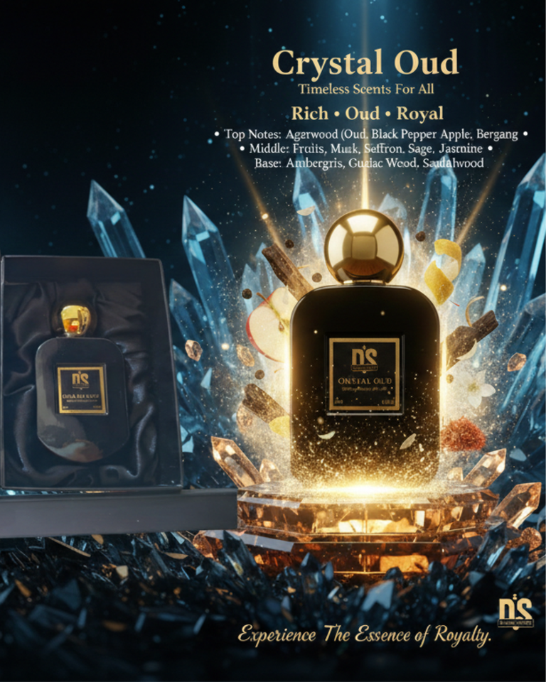 Crystal Oud Inspired By White Oud – Luxury Perfume, Citrus & Woody Scent