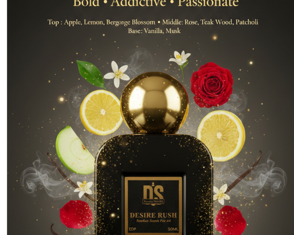 Desire Rush – Inspired by Dunhill Desire | Warm Fruity & Woody Men’s Fragrance
