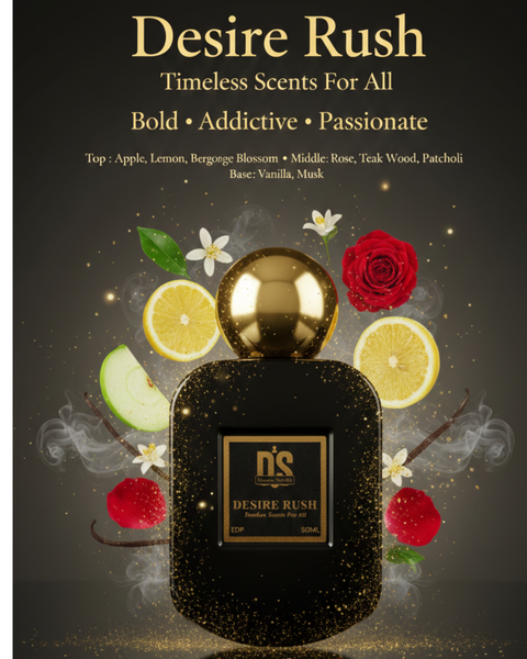 Desire Rush – Inspired by Dunhill Desire | Warm Fruity & Woody Men’s Fragrance