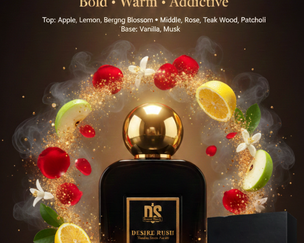 Desire Rush – Inspired by Dunhill Desire | Warm Fruity & Woody Men’s Fragrance