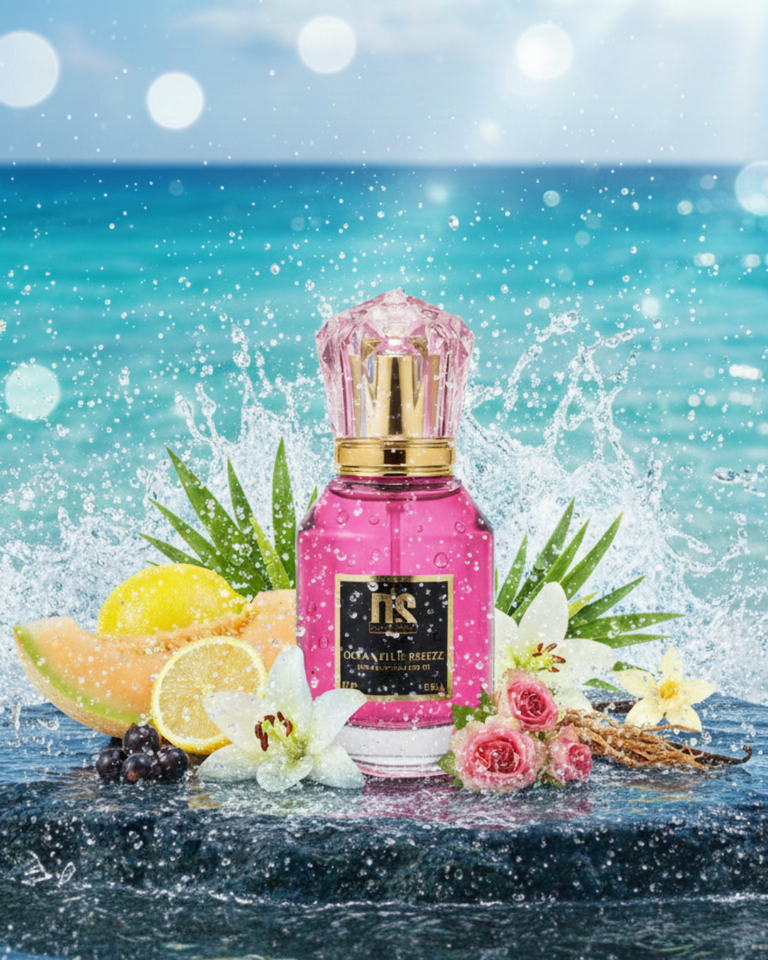 Ocean Blue Breeze – Inspired By Cool Water Women | Fresh Aquatic Floral Perfume for Women
