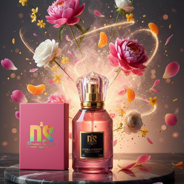 Flora Prestige  – Luxury Unisex Perfume, Floral & Citrus Scent