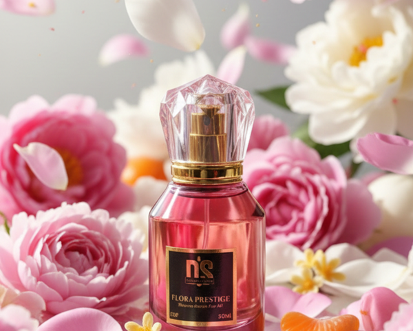 Flora Prestige  – Luxury Unisex Perfume, Floral & Citrus Scent