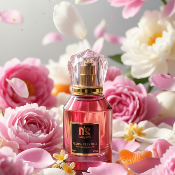 Flora Prestige  – Luxury Unisex Perfume, Floral & Citrus Scent