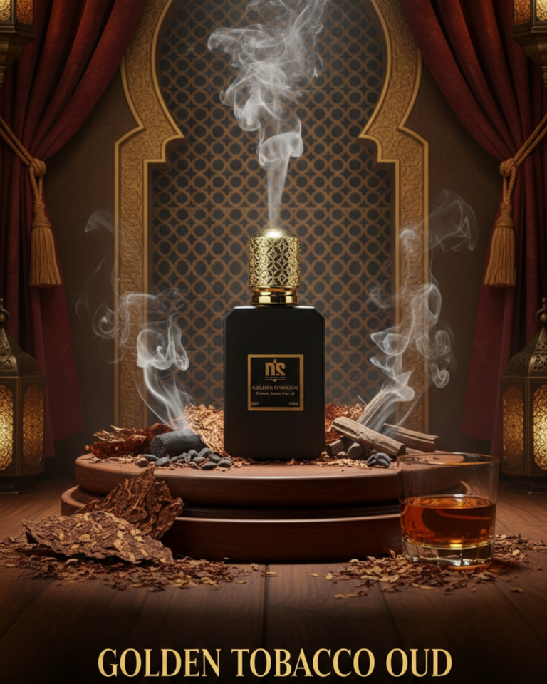 Golden Tobacco Oud Inspired By Tobacco Oud – Luxury Men’s Perfume, Woody-Spicy Oud Scent