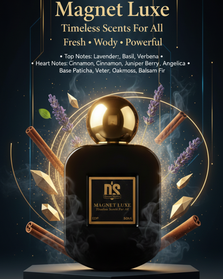Magnet Luxe – Inspired by Magnet India | Masculine Fresh & Woody Fragrance
