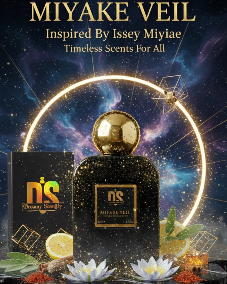 Miyake Veil Inspired By Issey Miyake – Luxury Unisex Perfume, Citrus & Woody Scent
