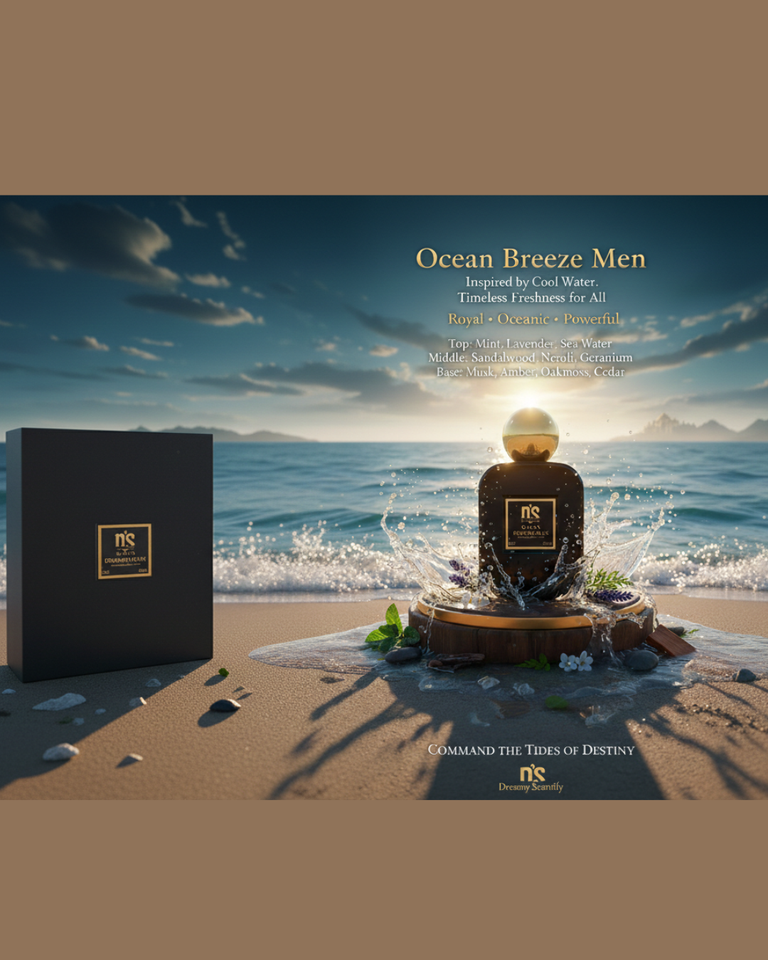 Ocean Breeze Men – Inspired by Cool Water Men | Fresh & Aromatic Fragrance