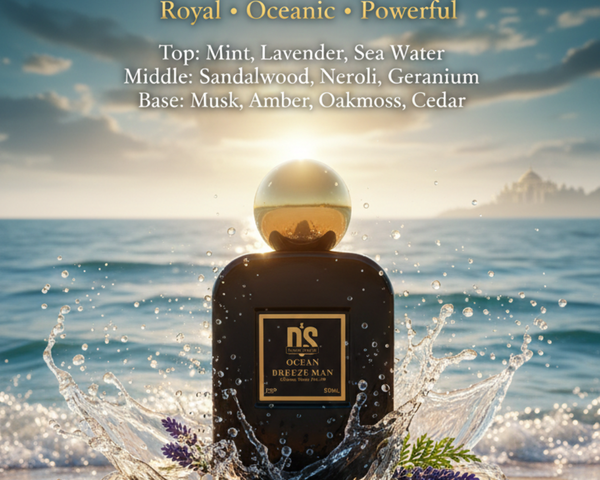 Ocean Breeze Men – Inspired by Cool Water Men | Fresh & Aromatic Fragrance