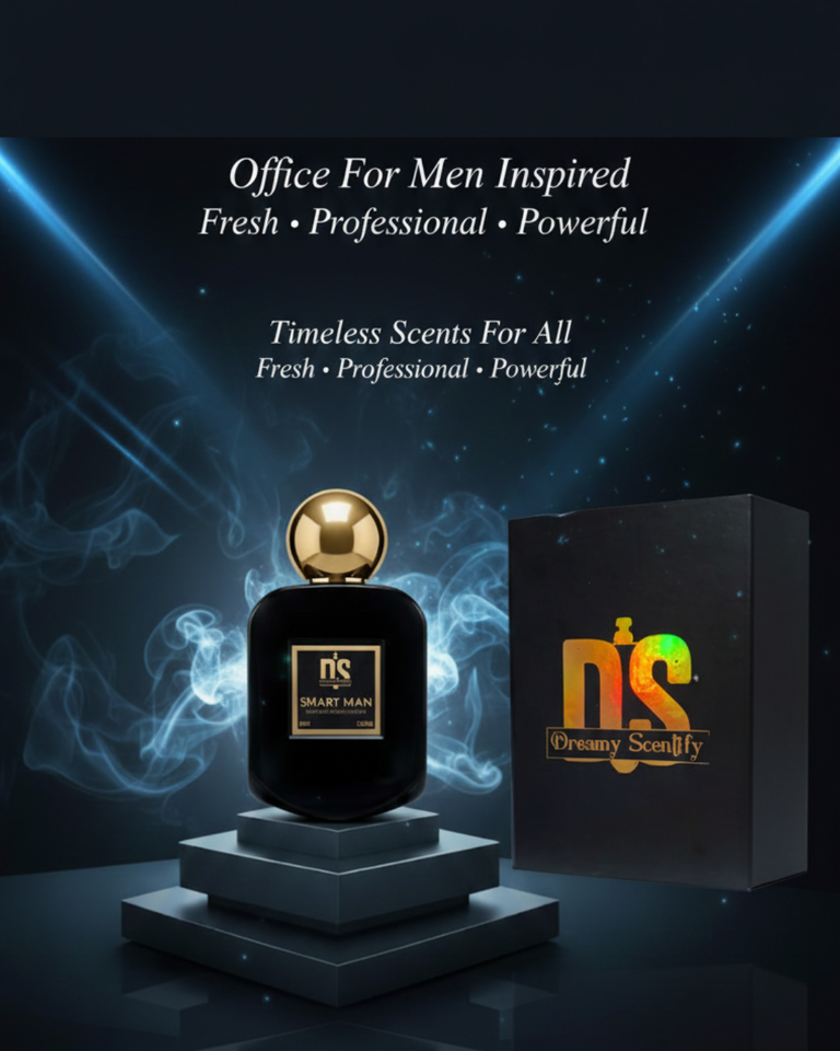 Smart Man Inspired By Office For Men – Luxury Masculine Perfume, Amber & Woody Scent