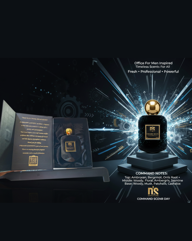 Smart Man Inspired By Office For Men – Luxury Masculine Perfume, Amber & Woody Scent