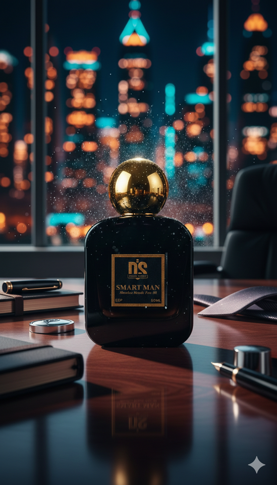 Smart Man Inspired By Office For Men – Luxury Masculine Perfume, Amber & Woody Scent